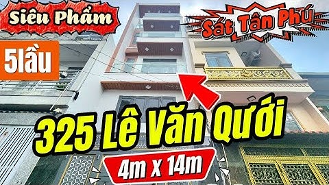 💎 Chốt Gấp Nhà 5PN GẦN TÂN PHÚ – BÁN GẤP TRONG TUẦN! Hẻm 325 Lê Văn Qưới Bình Trị Đông 4x14m - 5 lầu