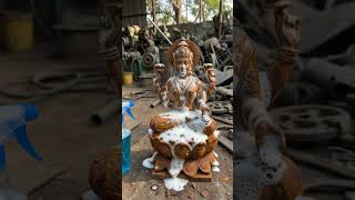 ✨ Satisfying Rust Removal Transformation Restoring a Rusty Goddess Lakshmi Metal Statue