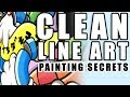 PAINTING TIPS : HOW TO PAINT CLEAN LINES