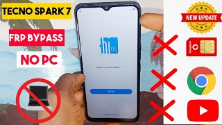 Tecno Spark 7 Frp Bypass Android 11 / Tecno Kf6i, Kf6j, Pr651 Google Account Bypass || Without Pc
