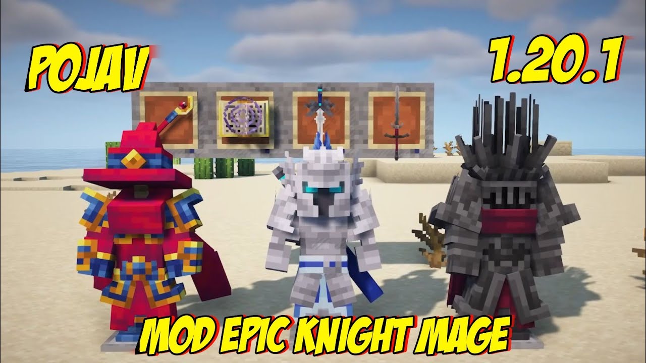 Review Mod Epic Knight Pojav Launcher Minecraft Indonesia - YouTube
