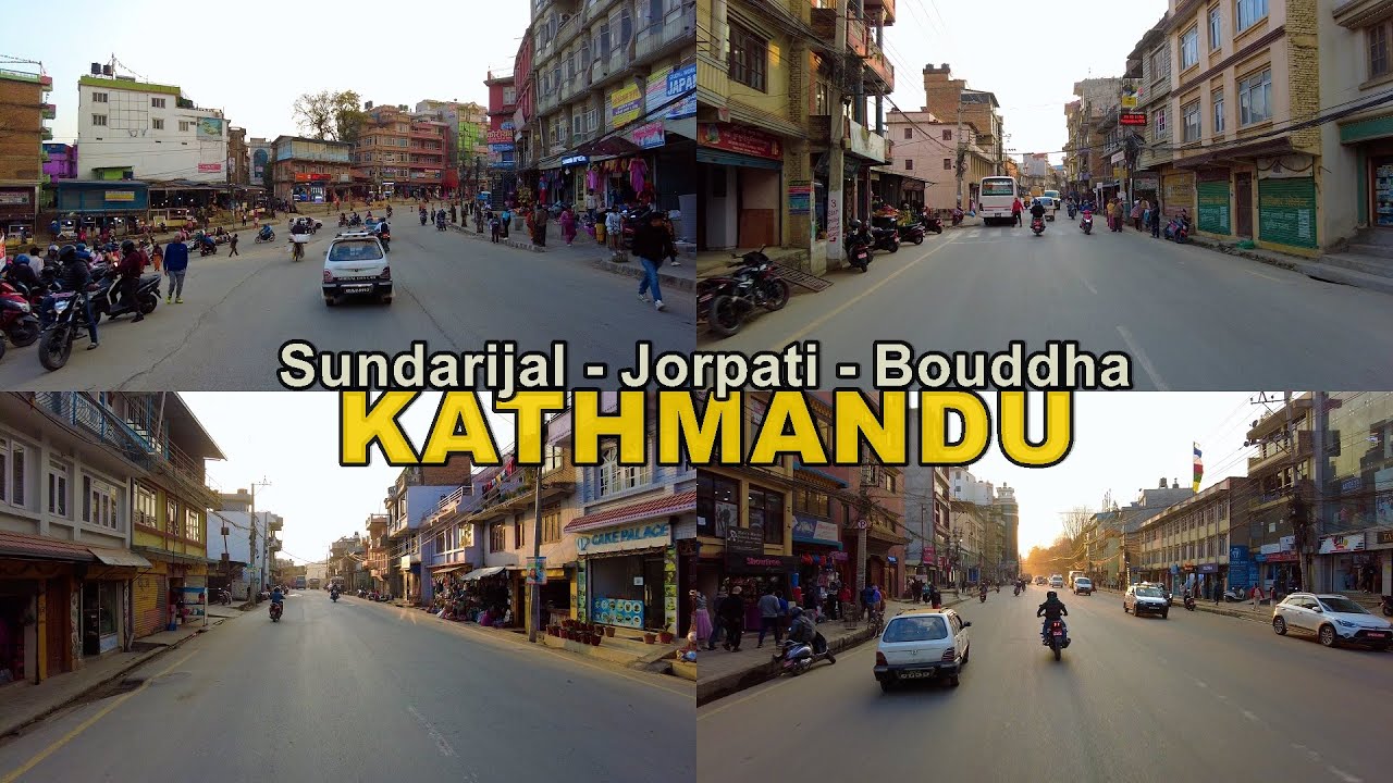Kathmandu LIVE Roads Condition 🇳🇵 Sundarijal - Jorpati - Bouddha 4K HDR 2024