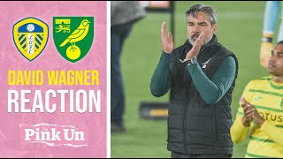 David Wagner Reaction | Leeds United 4-0 Norwich City | The Pink Un