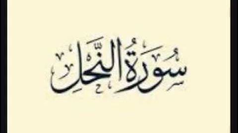 آخر سورة النحل   إبراهيم العجلان