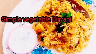 Veg biryani in pressure cooker ||రుచికరమైన వెజ్ బిర్యానీ కుక్కర్ లో ఇంత ఈజీగా చేసుకోండి