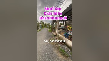 Bán 12 căn phòng trọ, gần khu công nghiệp Tân hương Tiền Giang #bdsgiare #bdstiengiang #nhadep