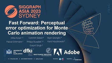 Fast Forward: Perceptual error optimization for Monte Carlo animation rendering (SIGGRAPH Asia 2023)