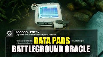 Battleground Oracle "DATA PADS LOCATIONS" Week 2 - Edge of Fate