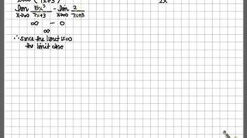 Calc: 11.4 Limits at Infinity
