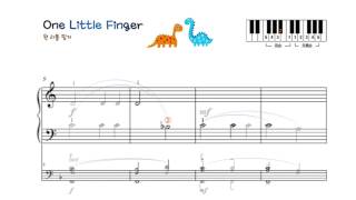 [영어동요] One Little Finger (피아노 …
