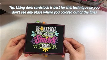 Coloring Embossed Images with Copics by Jen Carter