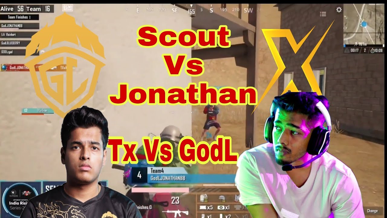 Team XSpark Vs GodLike 4v4 Fight😱 Scout Vs Jonathan 1v1 Fight 🔥#Tx_Vs ...