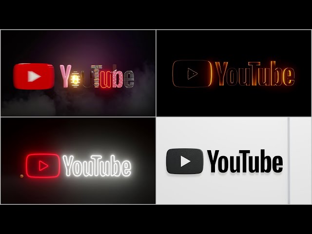 YouTube Logo Intro Compilation - Books, neon u0026 more class=