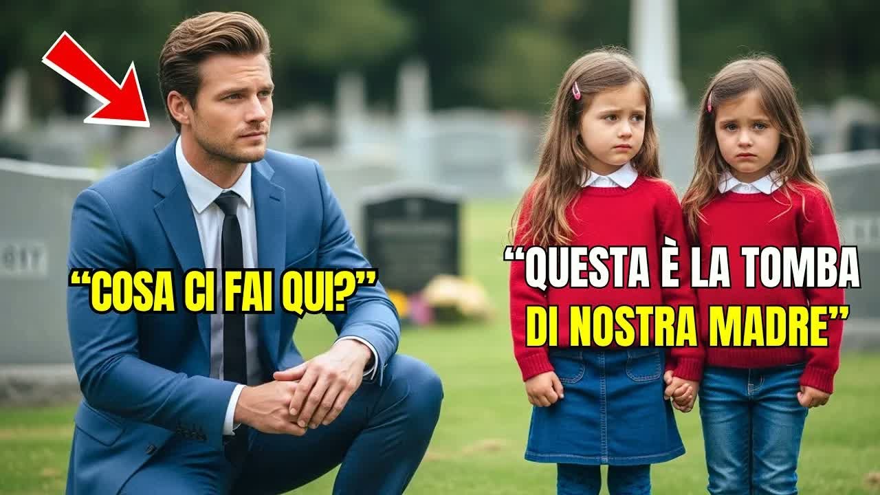 Un Milionario Vide Due Ragazze Piangere Sulla Tomba Della Ex Moglie — La Verità Lo Sconvolse