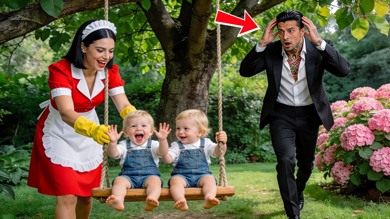 Chefe Da Máfia Chega Em Casa Mais Cedo — E Quase Desmaia Ao Ver Seus Dois Filhos