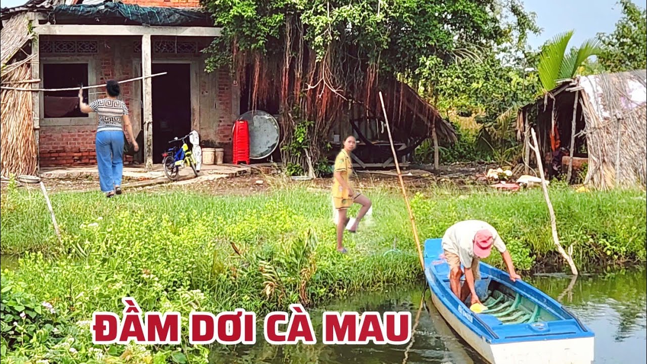 Bất Ngờ Vùng Quê Đầm Dơi Cà Mau, Đường Làng Thiếu Bóng Người Nhưng Yên Bình 2025