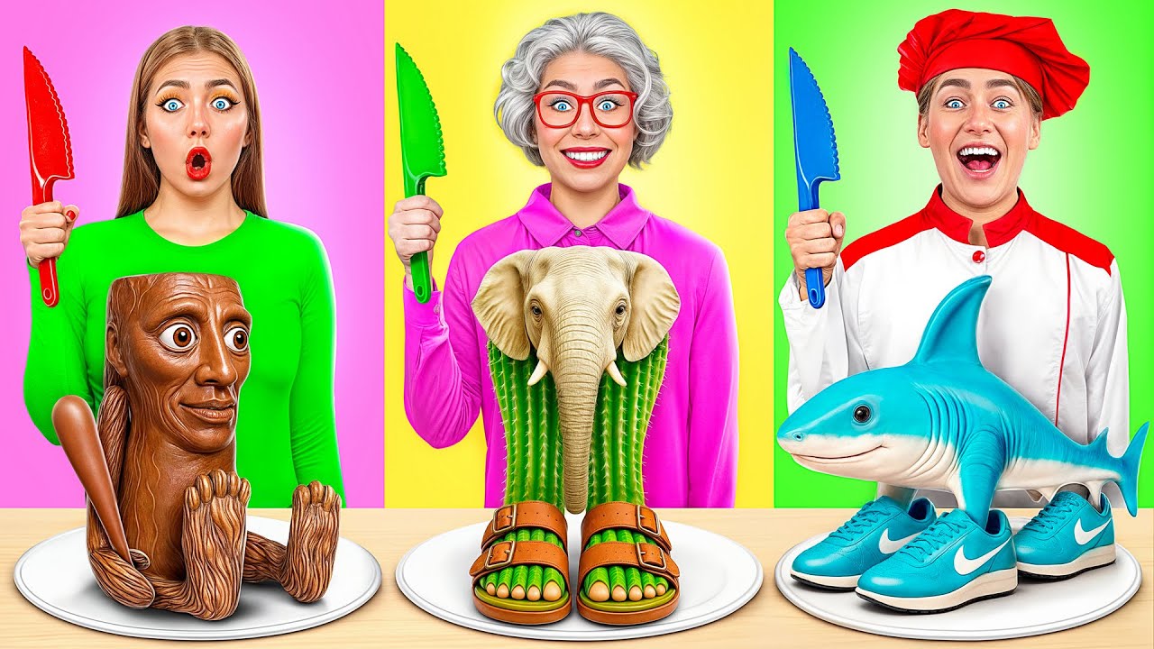 Me vs Grandma Cooking Challenge | Amazing Cooking Hacks by Multi
