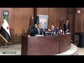 مؤتمر صحفي لرئيس اللجنة الوطنية للتحقيق في أحداث السويداء