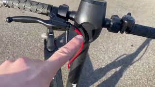 Mega Motion Trotinette Electrique Adulte, E Scooter Pliable Avec Abe Conforme Aux Normes De Lue