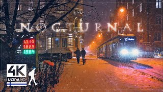 Snowfall Walk in Central Helsinki, Finland 2026 - Slow TV 4K