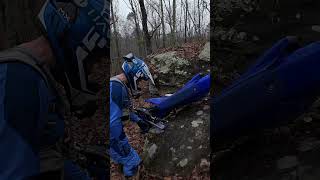 Jared Snags a Rock #fail #dirtbikefails #yamaha250