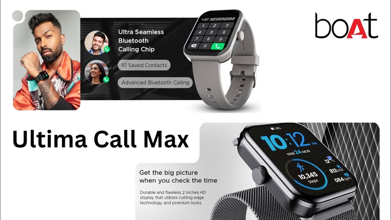 boAt Ultima Call Max - A Feature-Packed Smartwatch | 