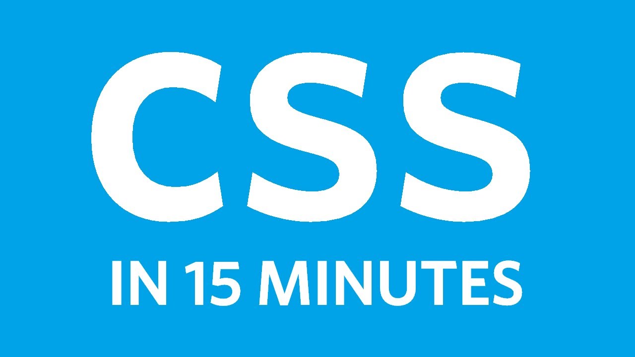 Learn CSS Styling in 15 Minutes (2021) - YouTube