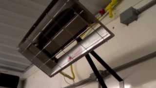 Mr Heater 22K LP Infrared Radiant Garage Heater MH25LP - YouTube