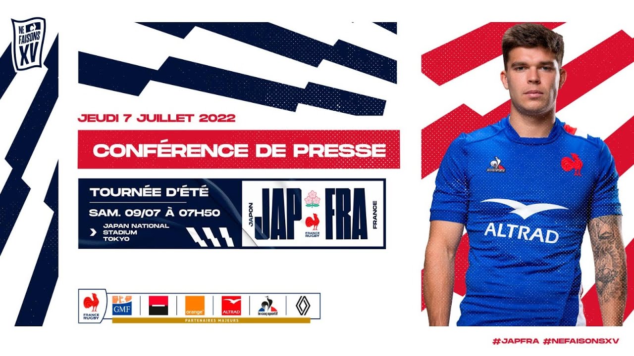 XV de France - Conférence de presse - Annonce de la composition face au Japon