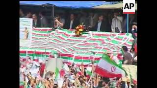 As Friday's presidential election in Iran approaches the main candidates there tried to rally their