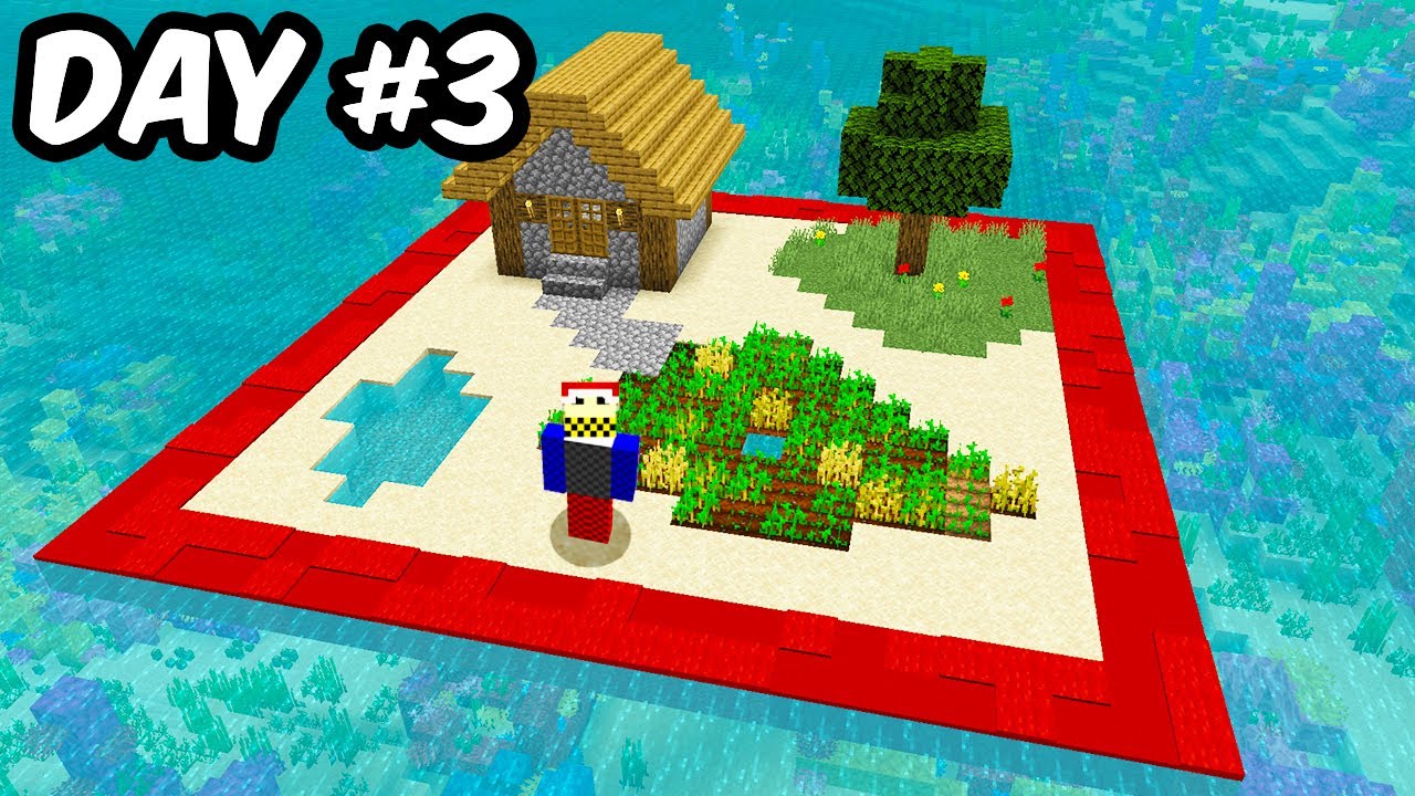 Minecraft, But I Can't Leave This Square...