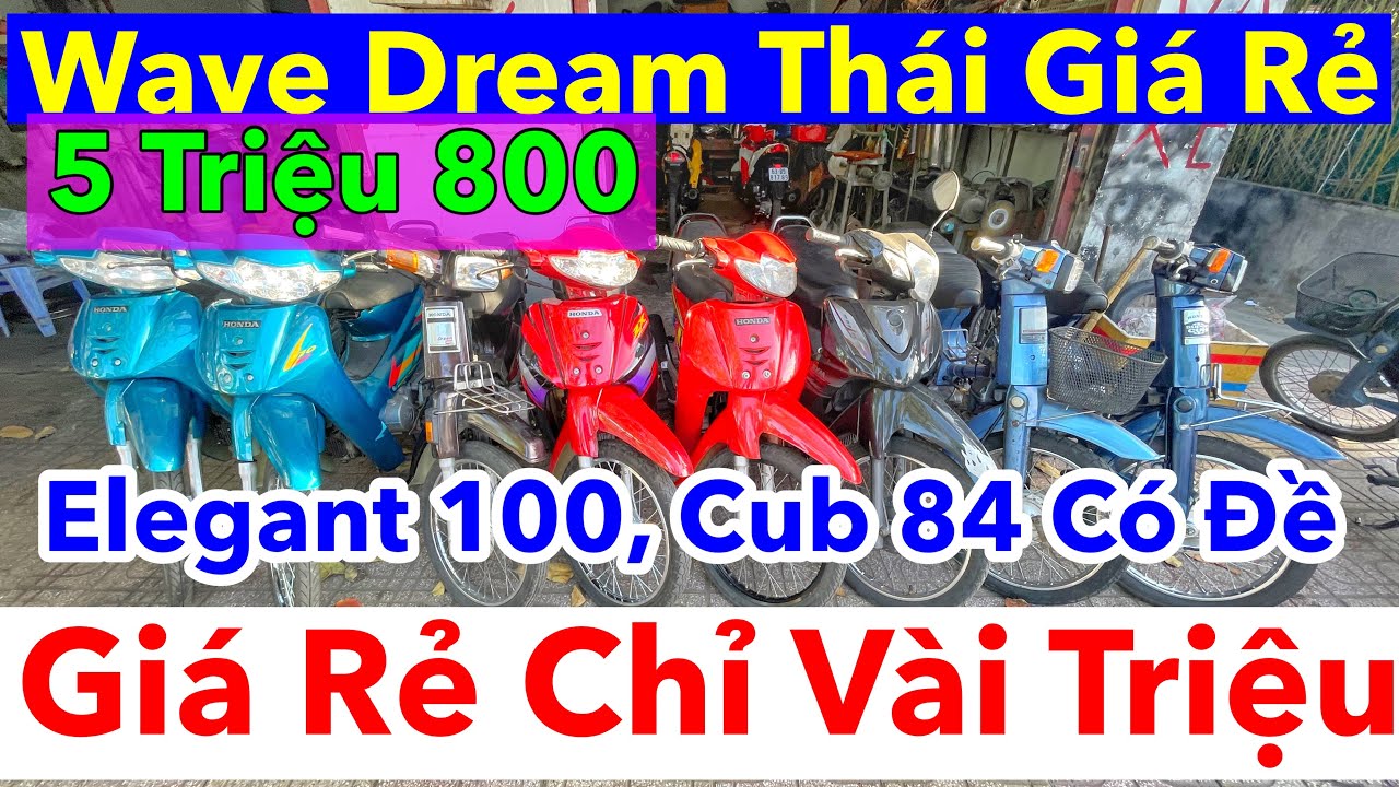 Xe Dream Cub 84 Có Đề Wave Dọn Kiểng Full Mới Giá Siêu... - youtube