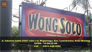 Kuliner Malang Ayam Bakar Wong Solo | Ayam Bakar Spesial Wong Solo. 