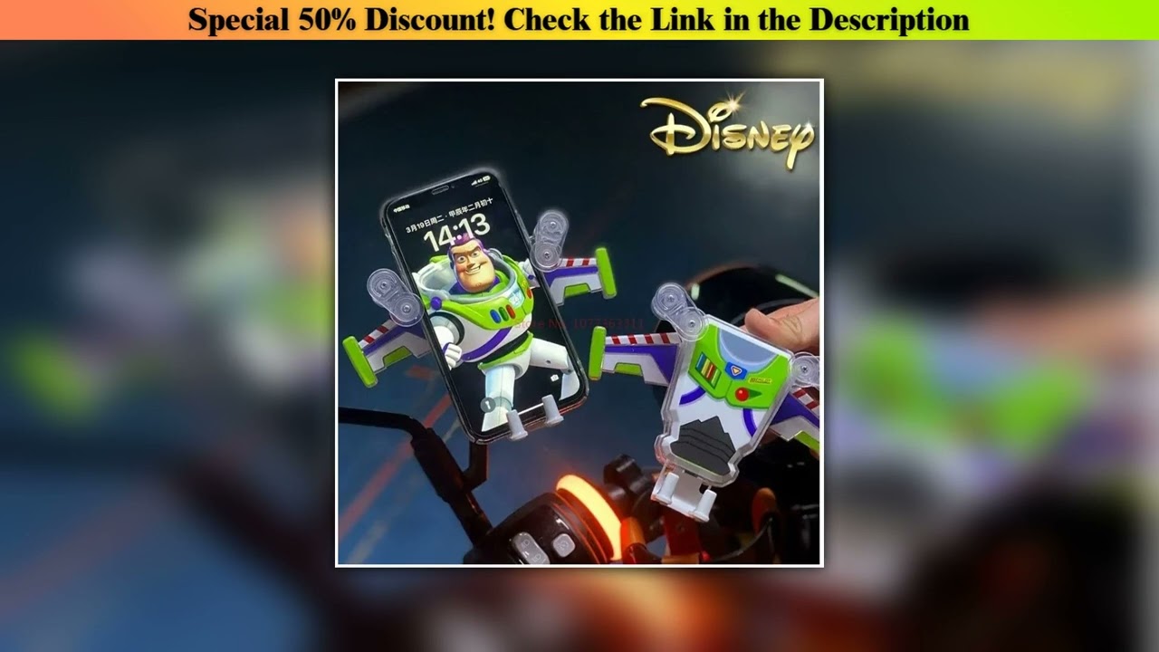 New Arrival 2024 New Disney Toy Story Buzz Lightyear Wireless Charging Mobile Phones Car Phone Hold