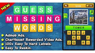 Guess Missing Word + Best IOS Word Puzzle Game | Codecanyon Scripts and Snippets