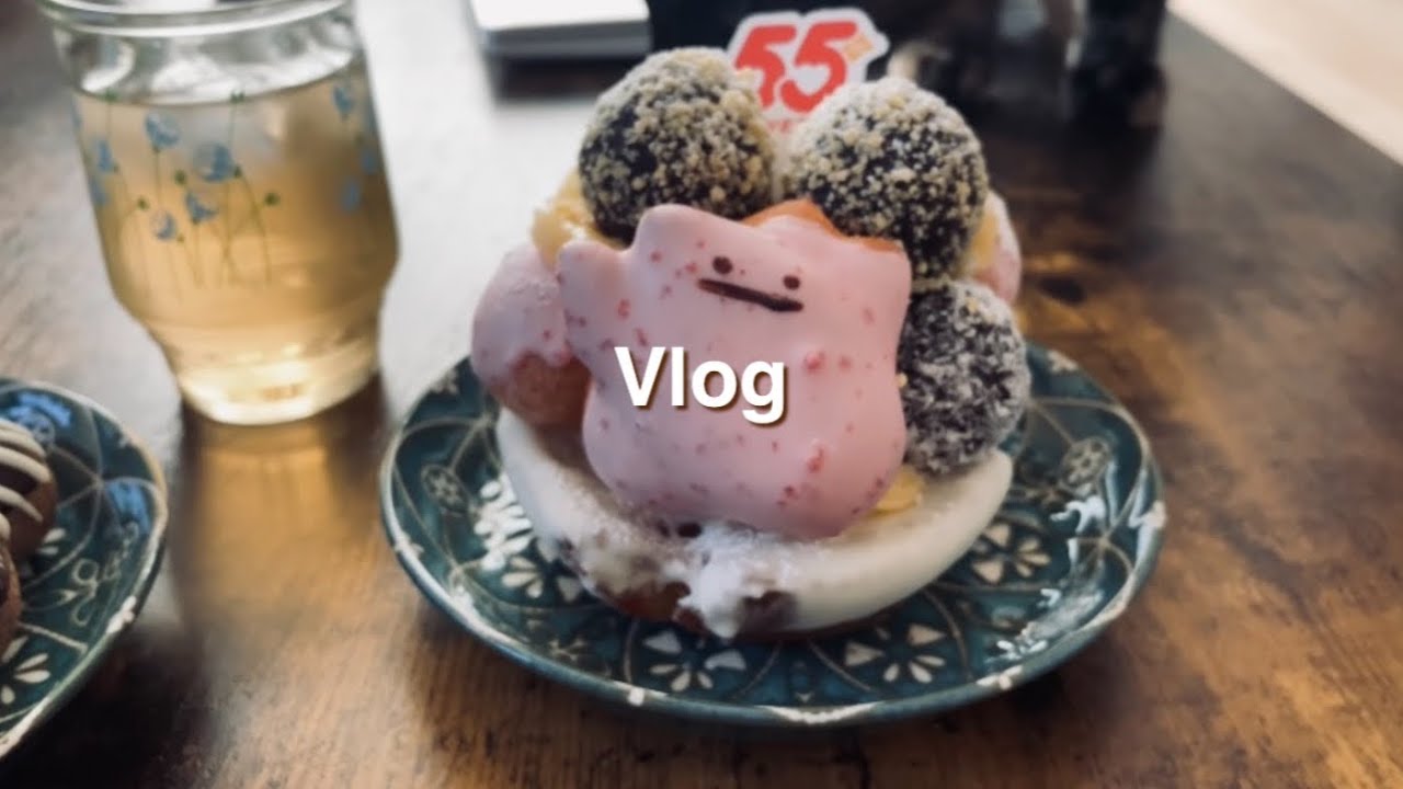 【vlog】アラサー女の食事記録とミスド🍩