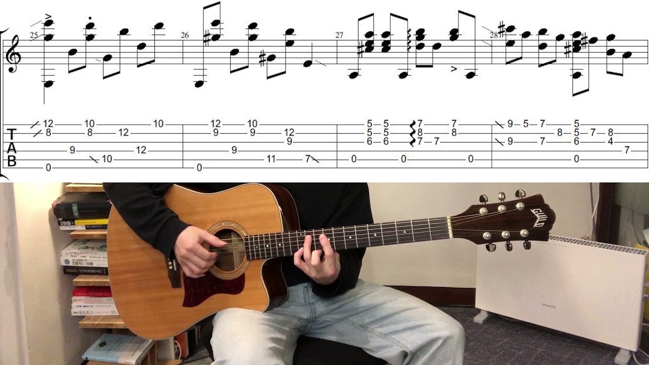 jingle bell rock *FingerStyle cover* GUITAR TAB YouTube