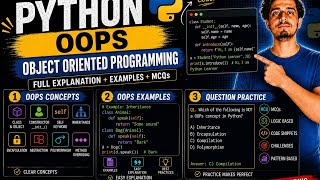 #9 — Python OOPs 🔥 | Complete Video | Full Explanation + Examples + MCQs
