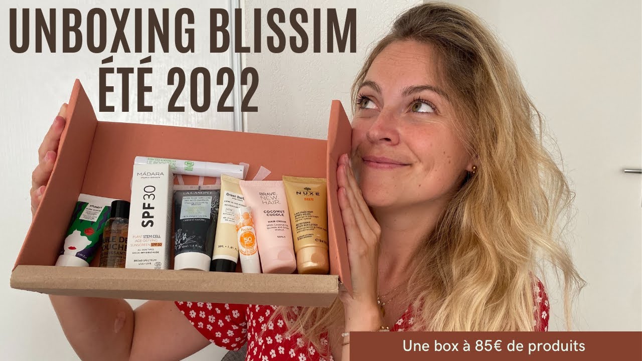 UNBOXING BLISSIM ETE 2022 🛍☀️/ Jeune et Active