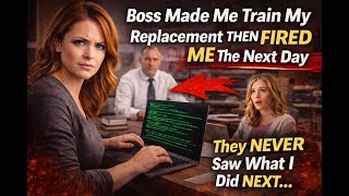 Boss Made Me Train My Replacement Then Fired Me The Next Day; They Never Saw What I Did Next...
