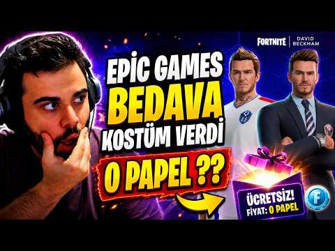 EPIC GAMES BEDAVA KOSTÜM DAĞITIYOR ! EMEKLER BOŞA ÇIKMADI (Fortnite David Beckham)