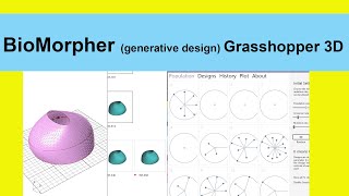 BioMorpher (generative design) in Grasshopper 3d