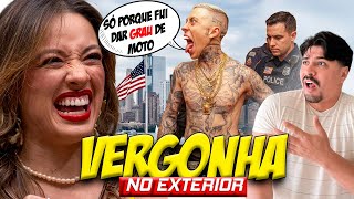 FAMOSOS BRASILEIROS PASSANDO VERGONHA NO EXTERIOR