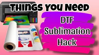 Famous What you need to start DTF sublimation hack Profile