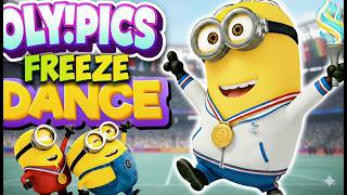 Minions Freeze Dance! | Brain Breaks | Short Dance | Workout for Kids | Movement Activities💪