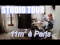 STUDIO TOUR : 11m2  à Paris ( étudiant vibes)