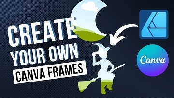 How to create custom Canva Frames with Affinity Designer | Free for EDU!!