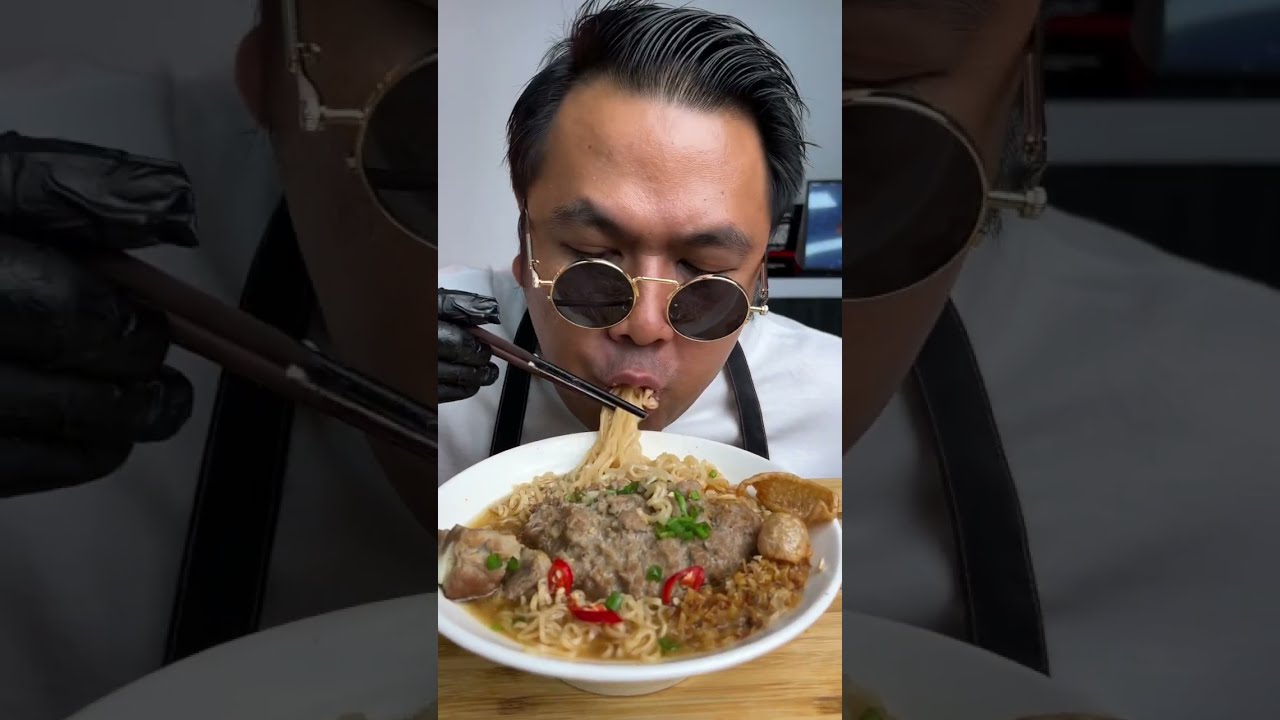 มาม่าขั้นเทพ God of noodle #shorts #asmr