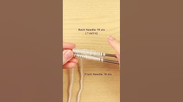 How to Work an Invisible Join in the Round for Magic Loop #knitting #magicloop