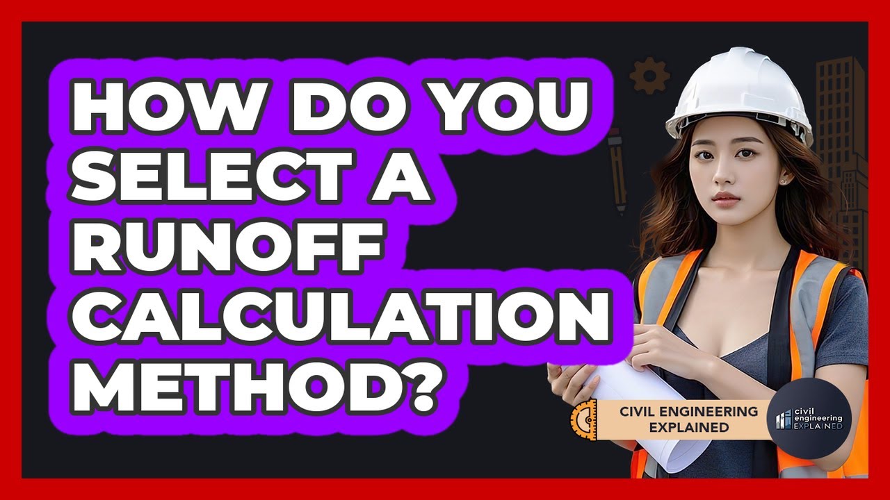 How do you select a runoff calculation method?